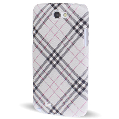 Scotland Cloth Texture Plastic Case for Galaxy Note II / N7100