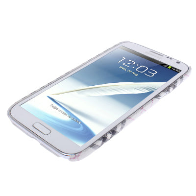 Scotland Cloth Texture Plastic Case for Galaxy Note II / N7100