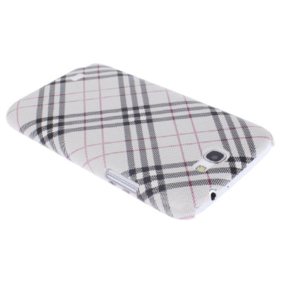 Scotland Cloth Texture Plastic Case for Galaxy Note II / N7100