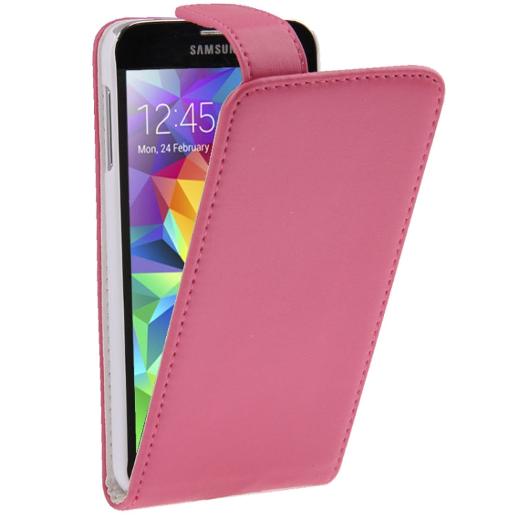 Vertical Flip Leather Case for Galaxy S5 / G900