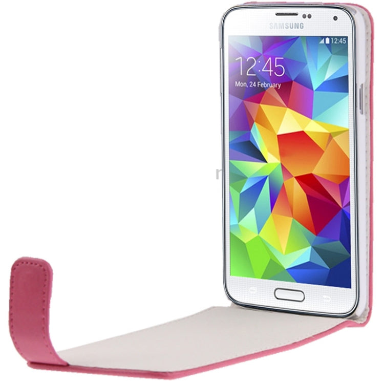 Vertical Flip Leather Case for Galaxy S5 / G900