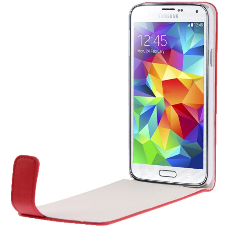 Vertical Flip Leather Case for Galaxy S5 / G900