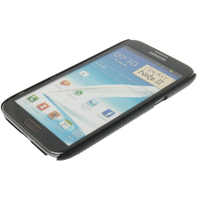 Belt Clip with 360 Degrees Rotates Holster Stripes Frosted Plastic Case + Stand for Galaxy Note II / N7100(Black)