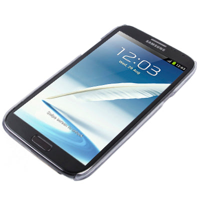 CD lines Pasting Metal Anti-skidding Plastic Case for Galaxy Note II / N7100