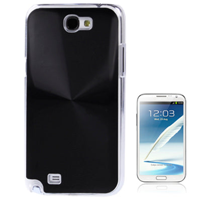 CD lines Pasting Metal Anti-skidding Plastic Case for Galaxy Note II / N7100