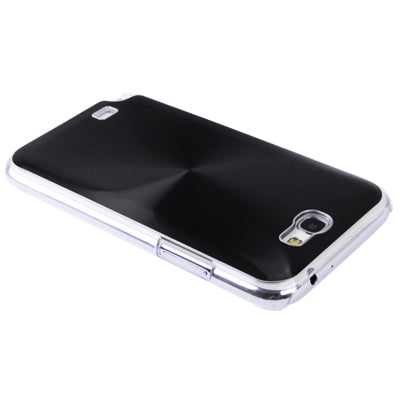 CD lines Pasting Metal Anti-skidding Plastic Case for Galaxy Note II / N7100