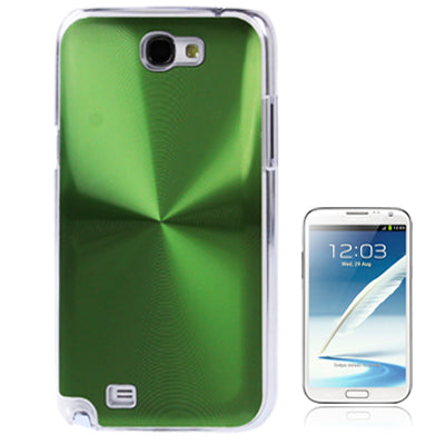 CD lines Pasting Metal Anti-skidding Plastic Case for Galaxy Note II / N7100
