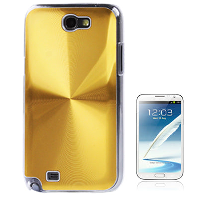 CD lines Pasting Metal Anti-skidding Plastic Case for Galaxy Note II / N7100