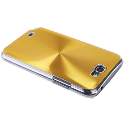CD lines Pasting Metal Anti-skidding Plastic Case for Galaxy Note II / N7100