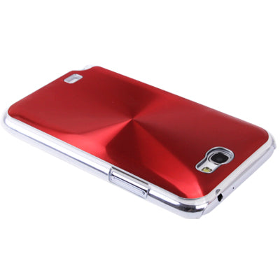 CD lines Pasting Metal Anti-skidding Plastic Case for Galaxy Note II / N7100
