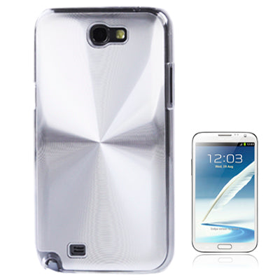 CD lines Pasting Metal Anti-skidding Plastic Case for Galaxy Note II / N7100