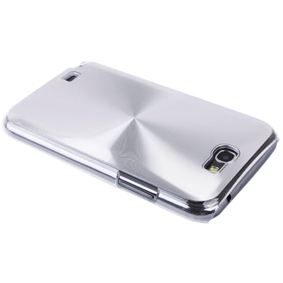 CD lines Pasting Metal Anti-skidding Plastic Case for Galaxy Note II / N7100