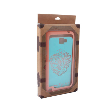 Abstraction Pattern Plastic Protection Case for Galaxy Note II / N7100
