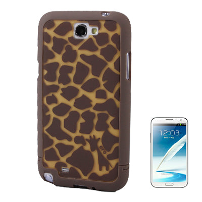 Leopard Pattern Plastic Protection Case for Galaxy Note II / N7100