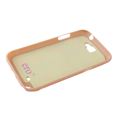 Flowers Pattern Detachable Plastic Protection Case for Galaxy Note II / N7100