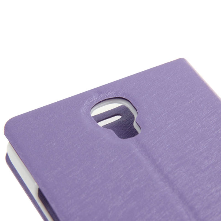 Hairline Texture Flip Leather Case with Card Slots & Holder for Galaxy Note 3 Neo / N7505