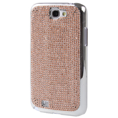 Diamond Encrusted Plating Skinning Plastic Case for Galaxy Note II / N7100