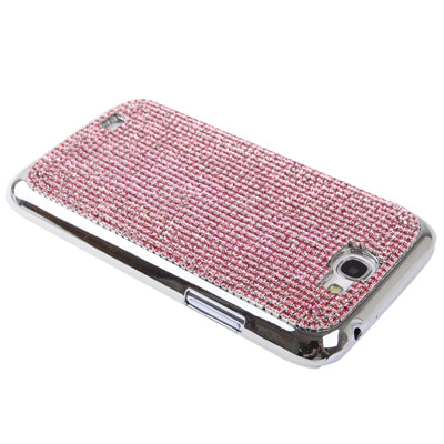 Diamond Encrusted Plating Skinning Plastic Case for Galaxy Note II / N7100