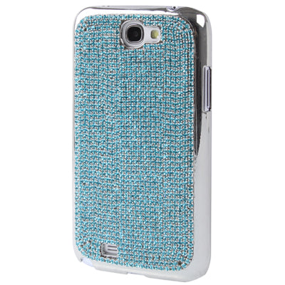 Diamond Encrusted Plating Skinning Plastic Case for Galaxy Note II / N7100