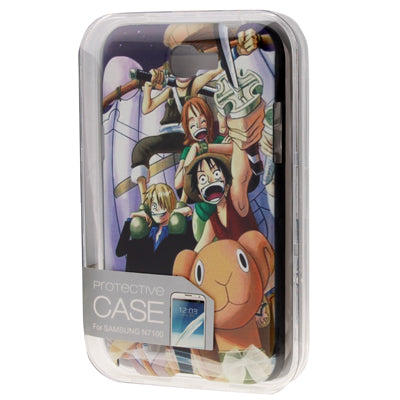 ONE PIECE Pattern Plastic Protective Case for Galaxy Note II / N7100