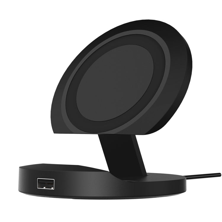 TX1801 Desktop Fast Charging Qi Wireless Charger Pad with Indicator Light, For iPhone, Galaxy, Huawei, Xiaomi, LG, HTC and Other Smart Phones(Black)
