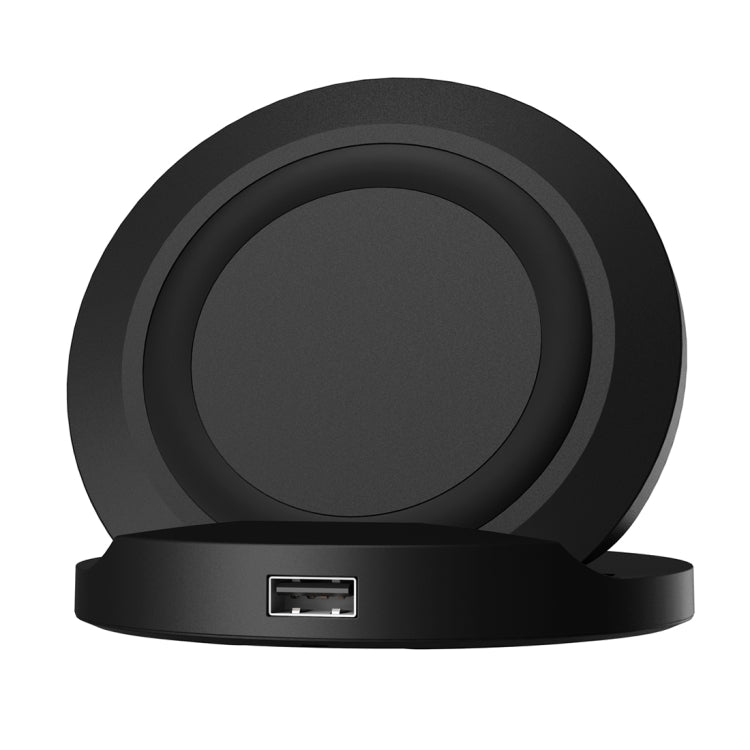 TX1801 Desktop Fast Charging Qi Wireless Charger Pad with Indicator Light, For iPhone, Galaxy, Huawei, Xiaomi, LG, HTC and Other Smart Phones(Black)