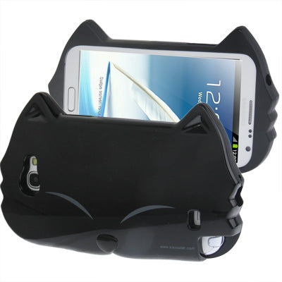 KIKI Cat Shape Plastic Case for Galaxy Note II / N7100