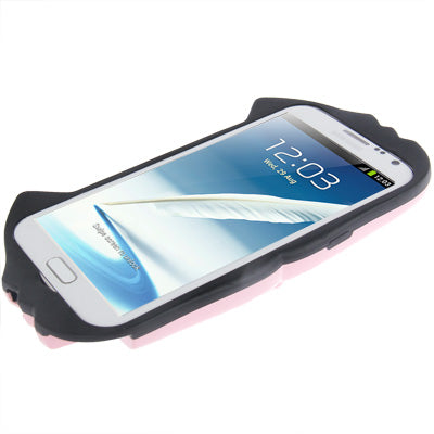 KIKI Cat Shape Plastic Case for Galaxy Note II / N7100
