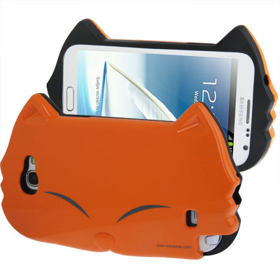 KIKI Cat Shape Plastic Case for Galaxy Note II / N7100
