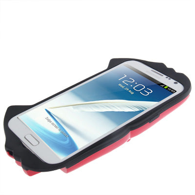 KIKI Cat Shape Plastic Case for Galaxy Note II / N7100