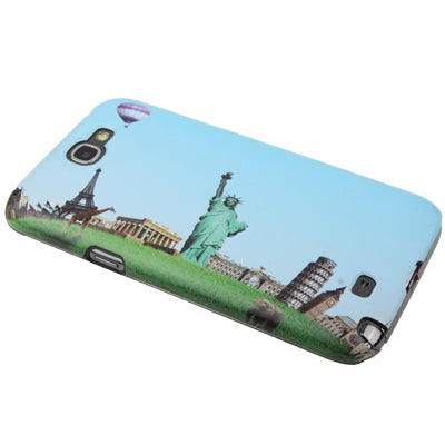 Liberty Statue Pattern Plastic Protective Case for Galaxy Note II / N7100