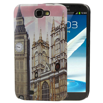 Big Ben Pattern Plastic Protective Case for Galaxy Note II / N7100