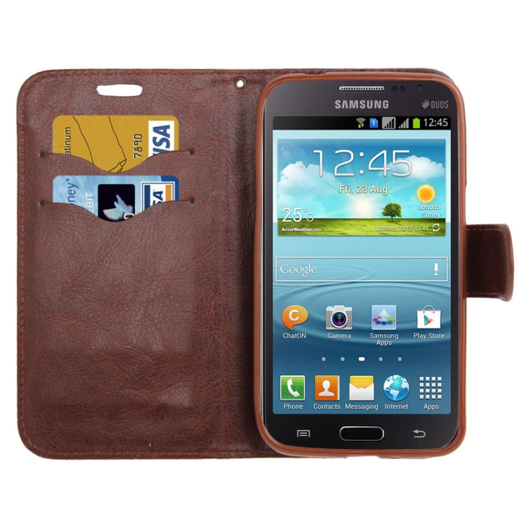 Denim Texture Leather Case with Credit Card Slots & Holder for Galaxy Grand 2 / N7106