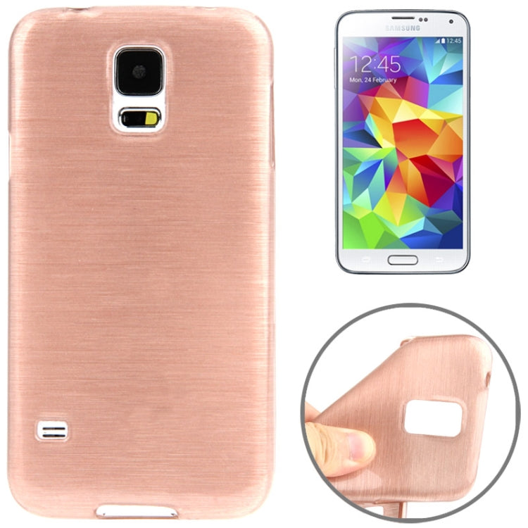 Brush Texture TPU Case for Galaxy S5 / G900