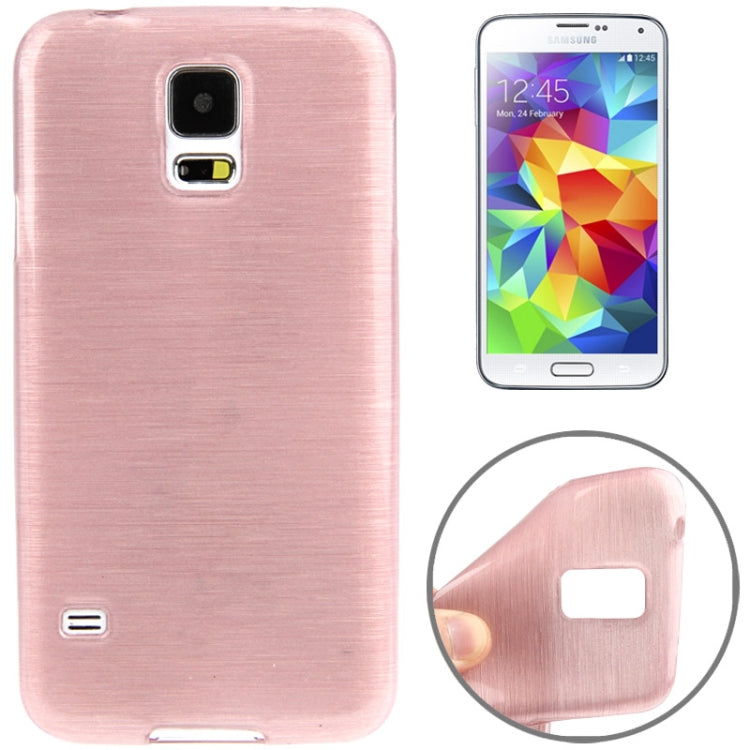 Brush Texture TPU Case for Galaxy S5 / G900