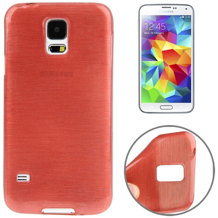 Brush Texture TPU Case for Galaxy S5 / G900