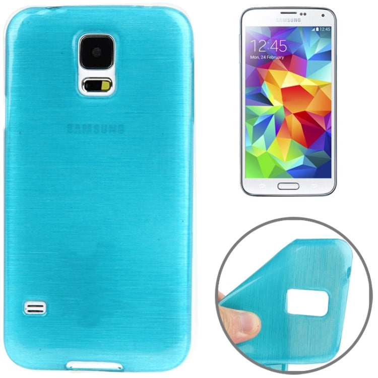 Brush Texture TPU Case for Galaxy S5 / G900