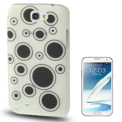 Bubble Pattern Fluorescent Effect Plastic Case for Galaxy Note II / N7100