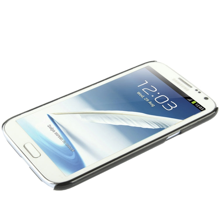 Spiral Decorative Pattern Smooth Surface Plastic Case for Galaxy Note II / N7100