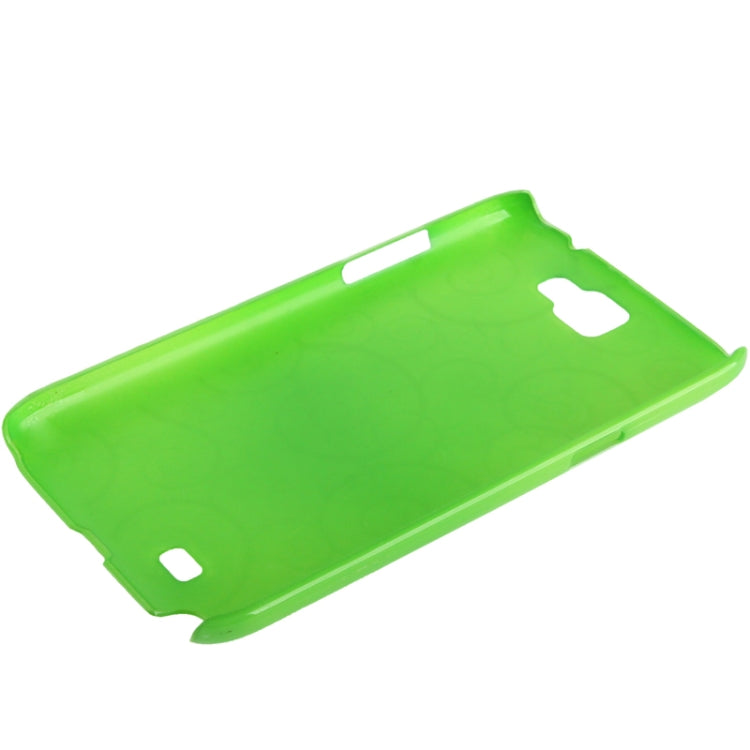 Spiral Decorative Pattern Smooth Surface Plastic Case for Galaxy Note II / N7100