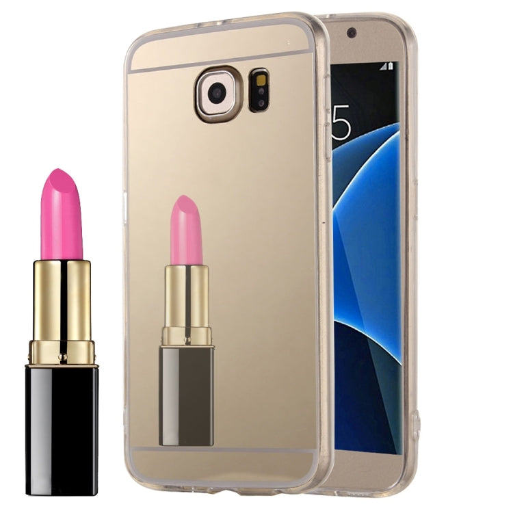 For Galaxy S7 / G930 Plating Mirror TPU Protective Case