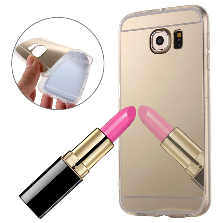 For Galaxy S7 Edge / G935 Plating Mirror TPU Protective Case