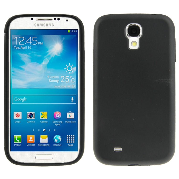 Horizontal Flip Frosted TPU Protection Case for Galaxy S IV / i9500