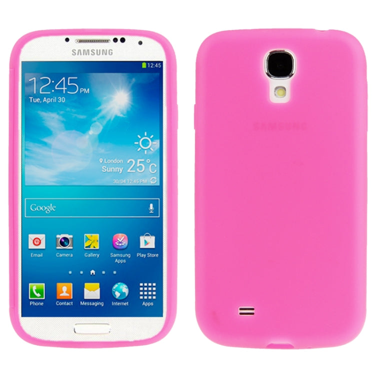 Horizontal Flip Frosted TPU Protection Case for Galaxy S IV / i9500