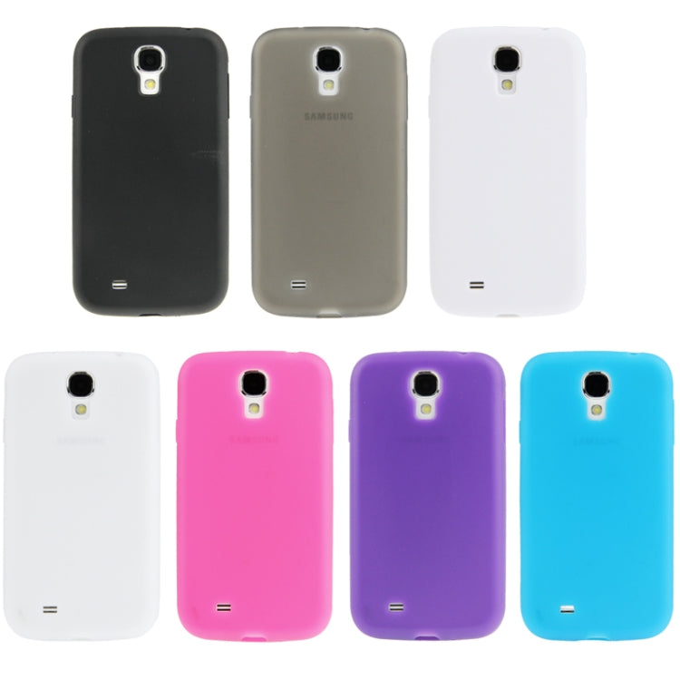 Horizontal Flip Frosted TPU Protection Case for Galaxy S IV / i9500