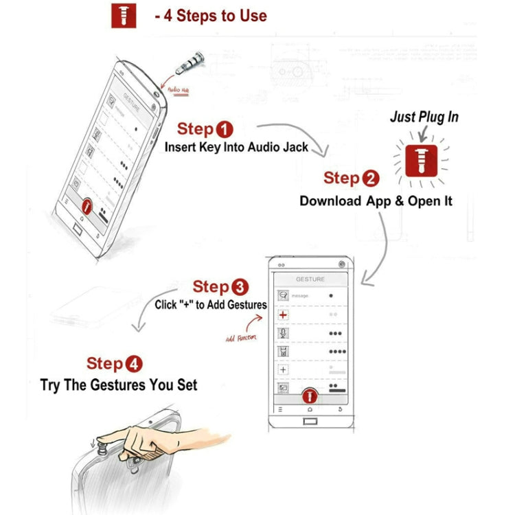 iKey Quick Button Smart Phone Dustproof Plug for Android Cell Phone Headphone Dust Plug