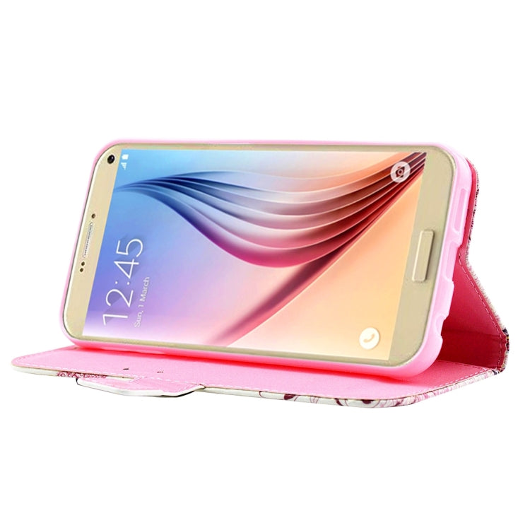 Shopping Girl Pattern Diamond Encrusted Horizontal Flip Leather Case with Holder & Card Slots & Wallet for Galaxy S7 Plus