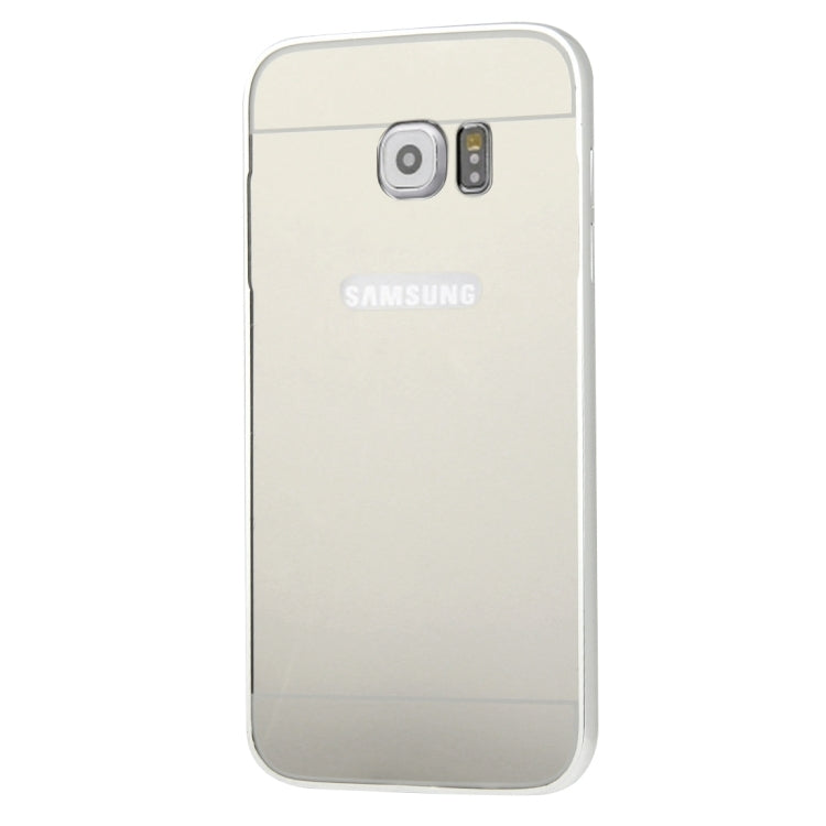 For Galaxy S7 Edge / G935 Fashionable Electroplating PC Push Pull Back Shell Cover + Metal Bumper Frame