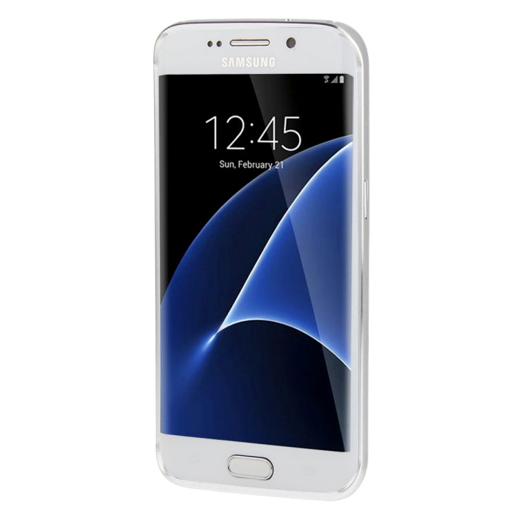 For Galaxy S7 Edge / G935 Fashionable Electroplating PC Push Pull Back Shell Cover + Metal Bumper Frame