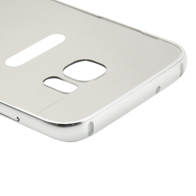 For Galaxy S7 Edge / G935 Fashionable Electroplating PC Push Pull Back Shell Cover + Metal Bumper Frame
